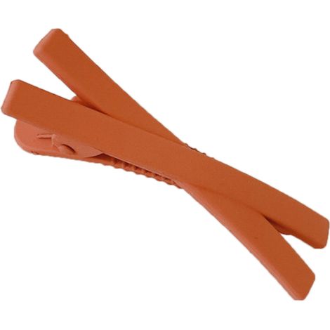 Niedliche und farbenfrohe kreuzförmige Haarnadeln für Frauen und Mädchen, orangefarbene Haaraccessoires (1/2)