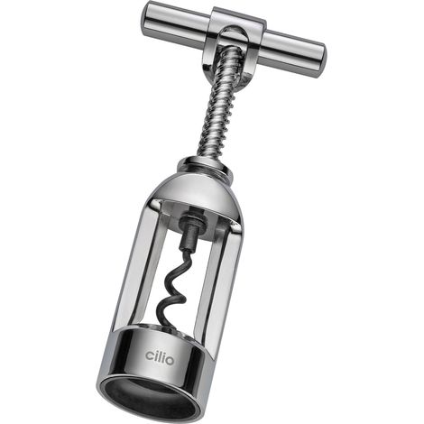 Sacacorchos Cilio Tradizione, metal cromado, 14 cm (1/4)