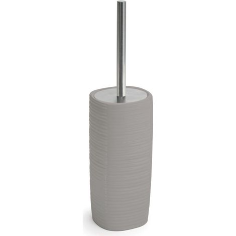 Stehende Graue Wc-Bürstengarnitur Aus Keramik Calla
