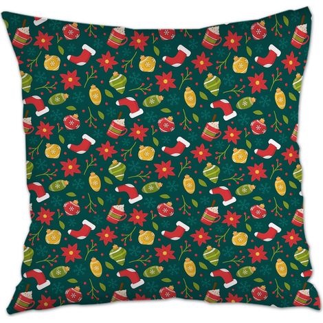 Housse de coussin carrée standard 45x45cm rustique pour anniversaire de mariage la saint-valentin (1/5)