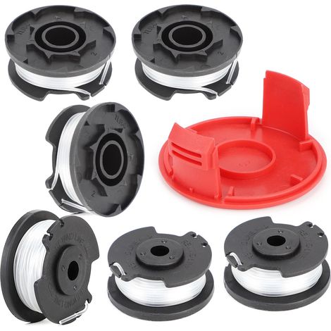 Einhell GE-CT 18/28 Li Trimmergarnspule - 6 Nylon-Mähfäden mit Deckel