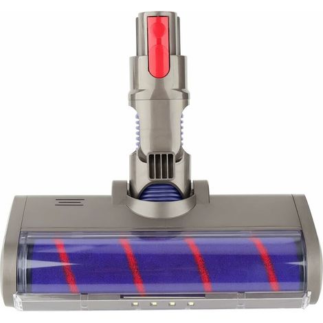 Tête de Nettoyage à Rouleau Souple de Remplacement pour Dyson V7 V8 V10 V11 V15 Aspirateurs sans Fil, Accessoire de Brosse à Plancher avec Phares à LED (1/5)