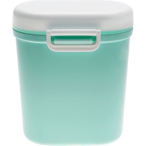 Distributeur de lait en poudre portable pour bébé, récipient de stockage vert grand pour aliments et bonbons (1/5)