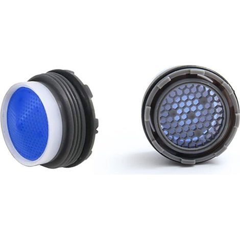2 Pcs Mousseur Robinet Filtre Economie Eau M18 , Aérateur de Robinet,Accessoires Aérateur Robinet 18mm Embout Universel, pour Robinet Lavabo de Salle de Bain et Cuisine(Plastique) (1/4)