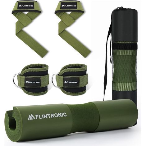 Barbell Squat Pad, Mousse Barre Musculation avec Attache, Manchon Squat Barre, Nuque (1/5)