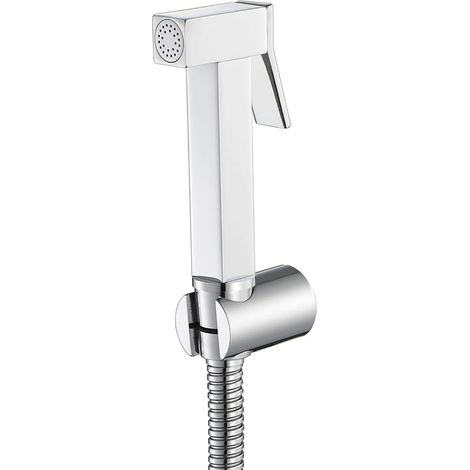 Tragbarer Bidet-Sprühkopf aus Chrom mit Messingständer