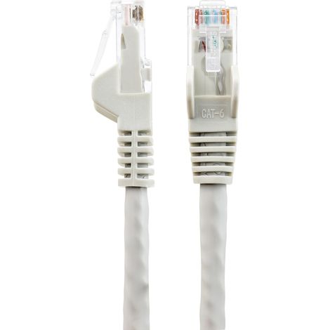 1M LSZH CAT6 ETHERNET CABLE - SNAGLESS UTP PATCH CORD GREY
