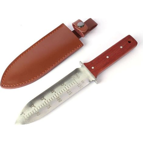 Cuchillo de jardín, herramienta ideal para cavar, paisajismo, jardinería y deshierbe.