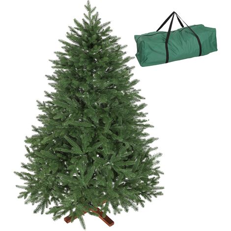 Sapin de Noël artificiel réaliste branches, conception soignée (1/5)