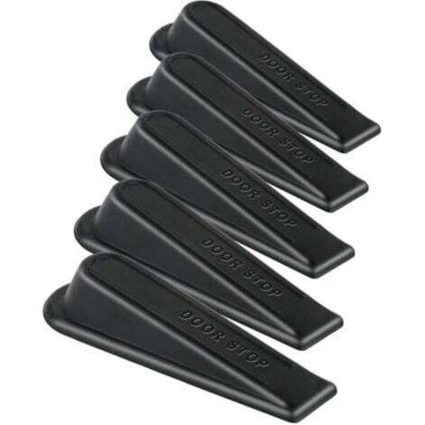 Set di 5 fermaporta in gomma per tutti i tipi di pavimento, antigraffio e antiscivolo. (1/5)