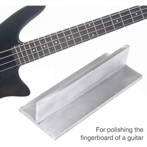 Polissoir pour Manches Guitare et Basse, Niveleuse de Frettes en T - Outil de Réparation Lutherie (1/5)