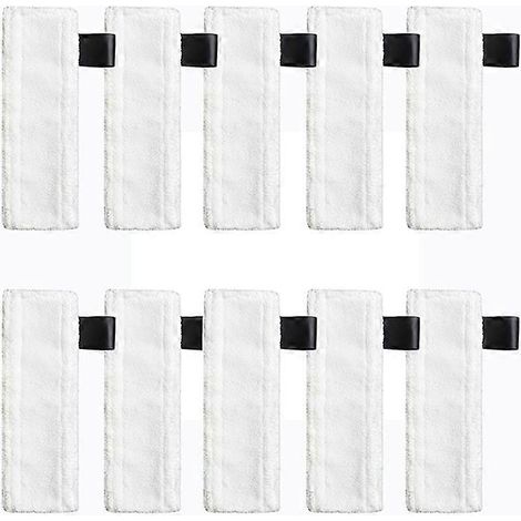 Filiyano-Lot de 10 lingettes de rechange en microfibre pour nettoyeur vapeur Kärcher Easyfix SC2, SC3, SC4 et SC5, idéales pour les sols. (1/5)