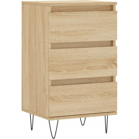 Aparador cómoda mueble de almacenaje organizador para cocina salón salón Sonoma 40 x 35 x 70 cm madera de ingeniería marrón 020031563
