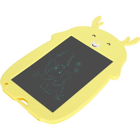 Tableau d'écriture LCD enfant, ardoise électronique dessin animé, outil de gribouillage effaçable et réutilisable pour peinture (1/5)