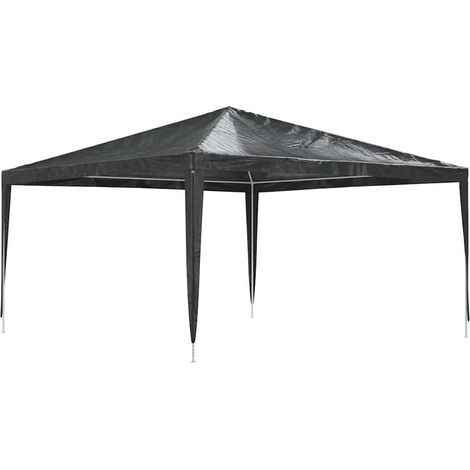 vidaXL Carpa profesional para fiestas gris antracita 90 g/m² 4x4 m (1/2)