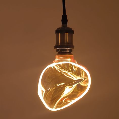Lámpara LED Vintage Halo Asimétrica E27 4W 1800K 148x174mm