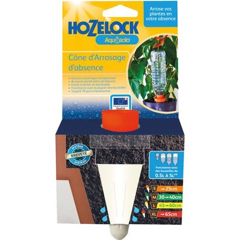 Cono de riego de cerámica Aquasolo rojo con blíster - Hozelock