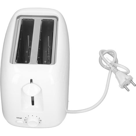 Grille-pain automatique 650W 2 tranches, appareil petit-déjeuner, outil de cuisson ménager, 220-240V UE (1/5)