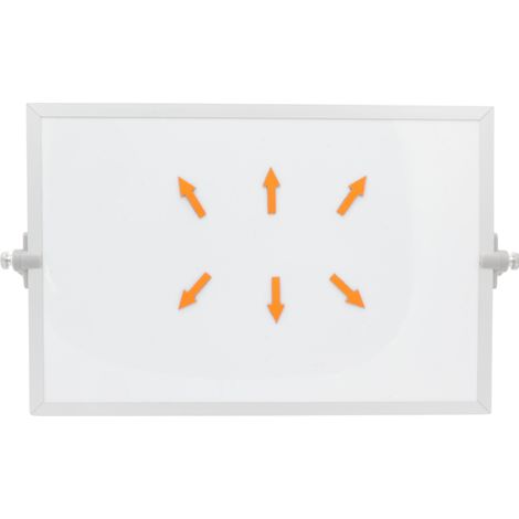 Symbole magnétique Flèche 1.2x3 cm orange (1/2)