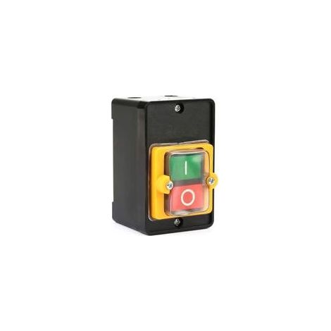 Maschinenschalter, AC220V/380V 10A Drucktaster, Maschinenschalter für Maschinen und Anlagen, wasserdichter Ein-/Ausschalter (1/5)