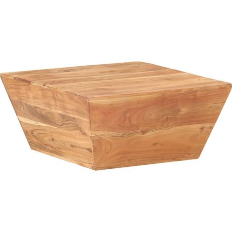 Couchtisch V-Form 66x66x30 cm Akazie Massivholz