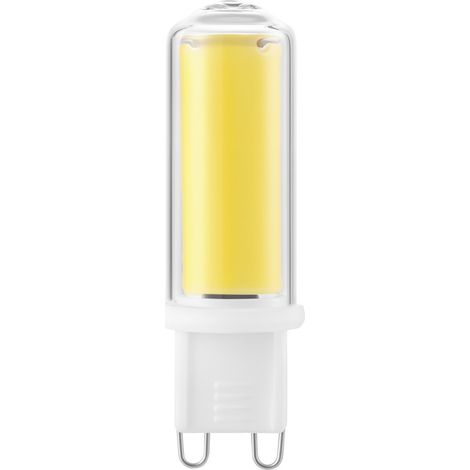 AMPOULE LED, G9, 600LM REMPL. 48W, CULOT Ã BROCHES, TRANSP., BLC CHAUD HAMA