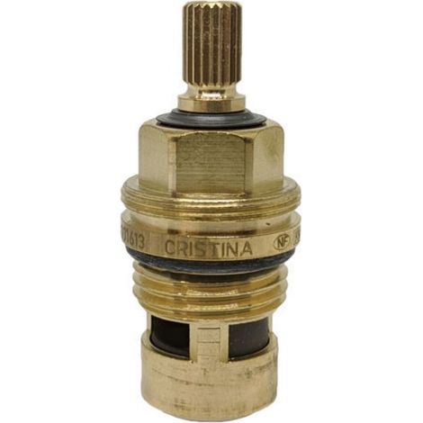 Vanne à disque céramique de rechange 1/2" 180° droite pour mitigeur Cristina CRIVT5888Q00 Tete (1/2)
