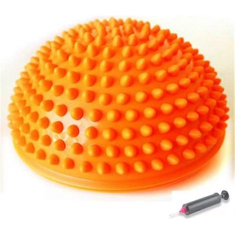Hedgehog Balance Pods Spiky Half Balls for Kids & Adults, Foot Massage & Stability Training, Sensory Motor Skills Development, Ideal for Yoga, Gymnas (1/5)