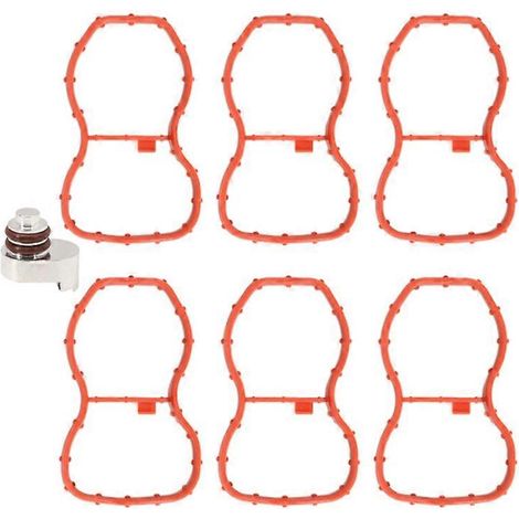 Kit de bouchon d'obturation de volet de turbulence du collecteur d'admission + joint 11618507335 pour BMW N57N N57Z F30 F31 F32 F33 (1/5)