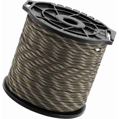 Bobine multifonctionnelle d'extérieur, corde en paracorde 9 brins, épaisseur 4 mm, corde à linge, corde à vent pour tente, corde d'escalade (1/2)