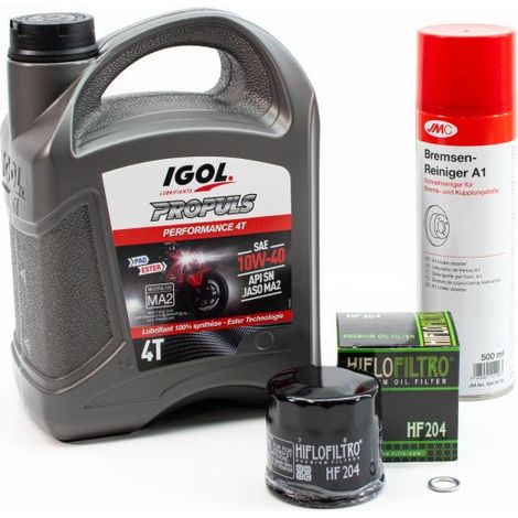 Kit Entretien Vidange Standard pour YAMAHA FZ8 800 N de 2011 à 2016 - IGOL PROPULS PERFORMANCE 10W40 4L