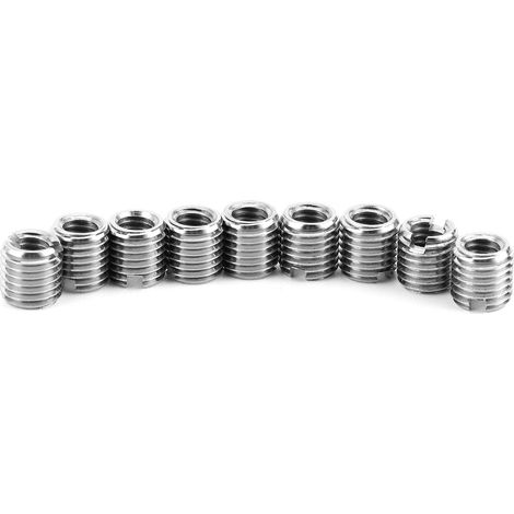 10 Pièces Écrous de Réparation Filetage Fin Acier Inoxydable Insert de Fixation Composants (1/5)