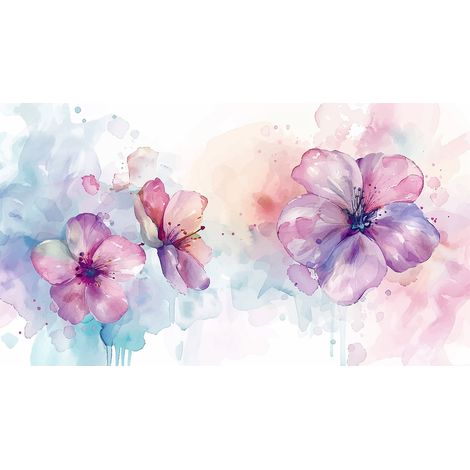 Papier peint panoramique - Fleurs - 130 cm x 73 cm (1/2)