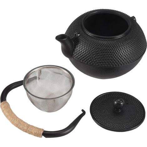 Théière japonaise Tetsubin en fer de 1,2 L avec passoire (1/5)