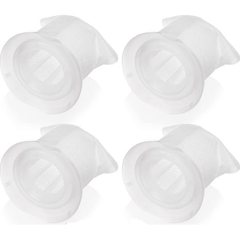 Paquete de 4 filtros de repuesto para la aspiradora inalámbrica Vorwerk Kobold VC100: filtros de polvo y repuestos. (1/4)
