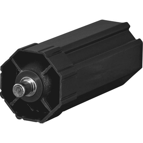 Embout d'axe en PVC pour tube OCTO 60mm – Tenon extérieur acier Ø 12mm – Longueur réglable 150mm (maxi 80mm) – Selve
