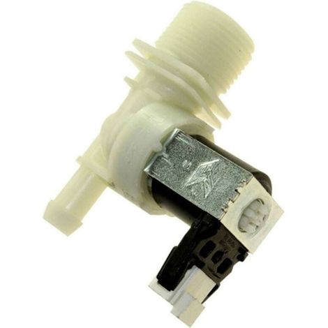 Electrovanne 1 voie 180° pour lave-vaisselle – Compatible WHIRLPOOL, BAUKNECHT, LADEN, KITCHENAID – Référence 480140102032