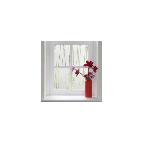 Statisch haftende Folie für unregelmäßig verkratzte Fenster (30 x 200 cm) - Frosted-Crezuo