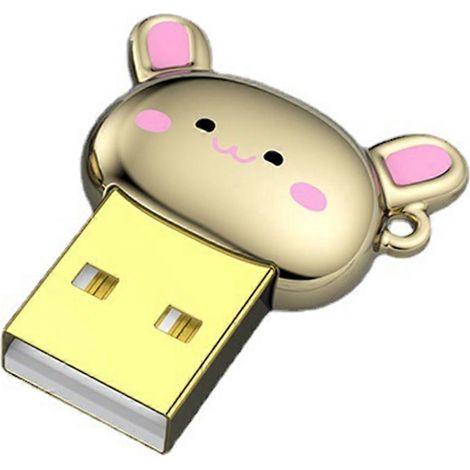 Adaptateur USB-A Mâle vers USB-C Femelle en Forme de Lapin Alliage Zinc (1/4)