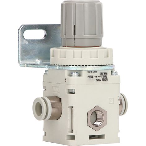 Régulateur de vide pneumatique type SMC avec support pour tuyaux 8mm, soupape de dépression à vide (1/5)