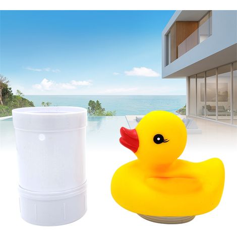 Distributeur flottant automatique en forme de canard pour chlore de piscine, nettoyeur de piscine pour spa et piscine.