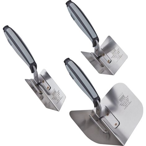 Ragni RSICTP Internal Corner Trowel Japanese Stainless Steel 3 Piece Set