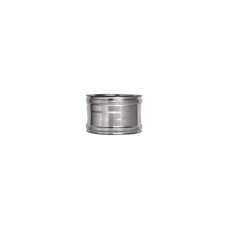 RACCORDO PER TUBO ACCIAIO INOX F/F 304 MONOPARETE SPESSORE MM.0,5  FF ø mm.120