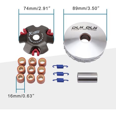 A complete gearbox assembly is compatible with the GY6 50cc 139QMB 1P39QB 4-stroke scooter. (1/4)