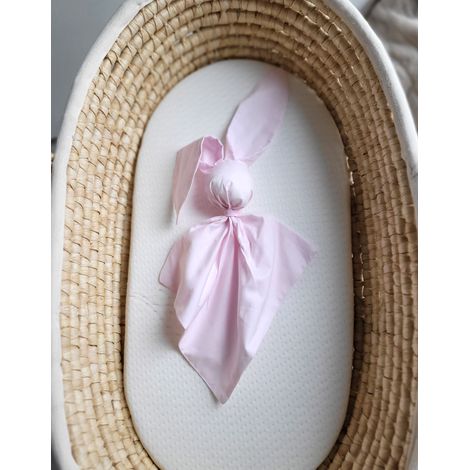 Manta de conejito de algodón suave y tierno - Rosa (1/5)