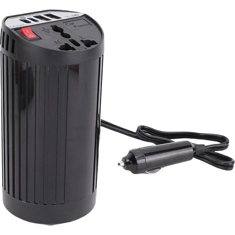 Inverter di potenza generico da 12 V CC a 220 V CA per auto, inverter di carica multifunzionale compatto ed efficiente con presa accendisigari.