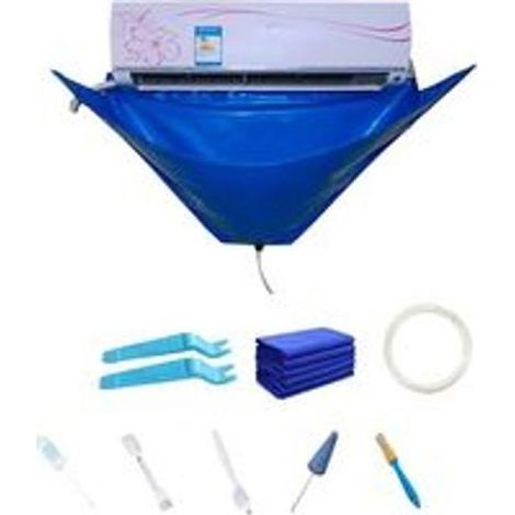 BelleRise - Housse nettoyage clim split – Kit 10 pcs étanche avec tuyau 2,4m – Pour maison et hôtel (1/4)