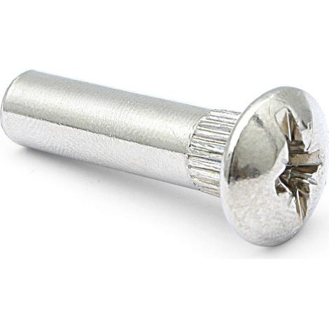 UCAFIX tubo union cabeza bombata komby niquelado 8-37 m6 , (1/2)