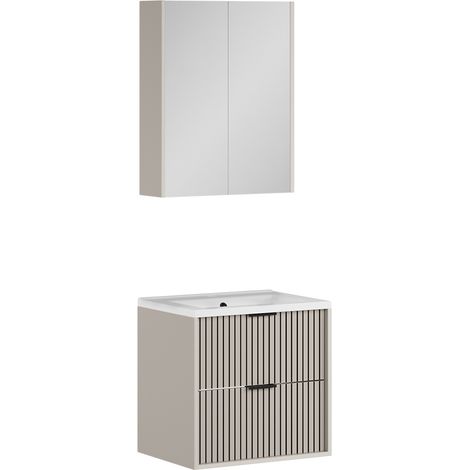 Conjunto de muebles de baño de 3 piezas Ruford, Cachemira, 3 partes, Vicco (1/5)