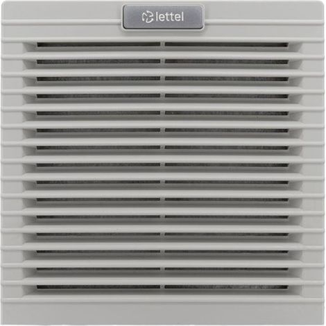 LETTEL - Grille de ventilation 204x204 et filtre pour armoire électrique - GTA-176-FF (1/2)